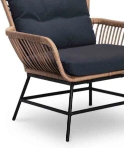 BUITEN Living Dex Wicker Loungestoel Tuin | Wicker + Aluminium | Bamboe Antraciet -Tuin- En Buitenwinkels 1002x1200 1