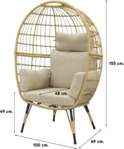 Lola Egg Relaxstoel - Natural Sand - Mand Stoel -Tuin- En Buitenwinkels 1002x1200 2