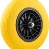 Merkloos Anti Lek Kruiwagenwiel 4.80/4.00-8 | Met As | Geel