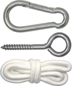 Metalen Ophangset Tot 160kg - Massieve Bevestiging Set Voor Hangstoel Hangmat - Plafond Wand Montage -Tuin- En Buitenwinkels 1013x1200