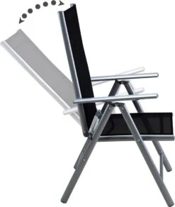 Casaria Alumunium Tuinset Bern - 6 Stoelen + 1 Tafel – Zilver -Tuin- En Buitenwinkels 1014x1200