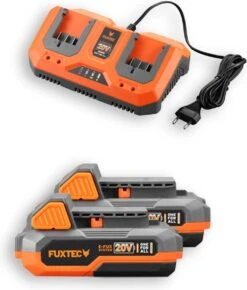 FUXTEC Grasmaaier Accu 40V (2x 20V) - Set Met Batterij (2x 2Ah) En Lader (2.4A Dubbellader) -Tuin- En Buitenwinkels 1022x1200