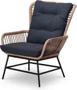 BUITEN Living Dex Wicker Loungestoel Tuin | Wicker + Aluminium | Bamboe Antraciet -Tuin- En Buitenwinkels 1025x1200 2