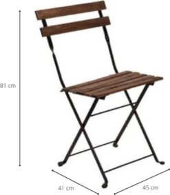 Wooners® Bistroset - Tuintafel Met Twee Stoelen - Metaal En Hout - Zwart -Tuin- En Buitenwinkels 1046x1200 2