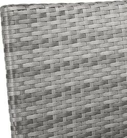 Casaria Polyrattan Tuinstoelen – 4 Stuks Stapelbaar – Grijs -Tuin- En Buitenwinkels 1102x1200 3