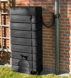 Garden Muurtank Regenton Zwart 320l - ThuisTuinieren.nl -Tuin- En Buitenwinkels 1104x1200
