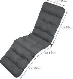 Beautissu Deckchair Kussen 200x50x8 Cm - Ligstoelkussen Antraciet - Matraskussen Voor Hangmatten En Tuin-/terrasstoelen - Flair DC 13 Beautissu Deckchair Kussen 200x50x8 Cm - Ligstoelkussen Antraciet - Matraskussen Voor Hangmatten En Tuin-/terrasstoelen - Flair DC -Tuin- En Buitenwinkels 1112x1200