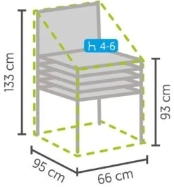 Weersbestendige Beschermhoes Stoel (4 Tot 6 Stapelstoelen) | 66 X 95 X 133/93 Cm (L) | Premium | Waterproof | TÜV Rheinland Gecertificeerd | Hoes Voor Tuin | Waterdicht | Solution Dyed (verkleuring Onmogelijk) | Grijs / Antraciet 13 Weersbestendige Beschermhoes Stoel (4 Tot 6 Stapelstoelen) | 66 X 95 X 133/93 Cm (L) | Premium | Waterproof | TÜV Rheinland Gecertificeerd | Hoes Voor Tuin | Waterdicht | Solution Dyed (verkleuring Onmogelijk) | Grijs / Antraciet -Tuin- En Buitenwinkels 1119x1200