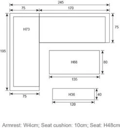 Blakes Lounge Diningset - 4 Delig - Donker Grijs -Tuin- En Buitenwinkels 1132x1200 1
