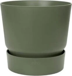 Elho Greenville Rond 30 - Grote Bloempot Voor Buiten - Gemaakt Van Gereycled Plastic - Ø 29.5 X H 27.8 Cm - Blad Groen -Tuin- En Buitenwinkels 1132x1200 4