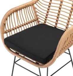 Casaria Tuinset Bali 3 Delig – 1 Tafel/2 Stoelen – Naturel Zwart -Tuin- En Buitenwinkels 1149x1200 5