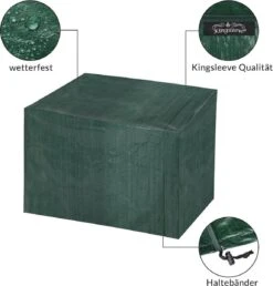 Kingsleeve Tuinmeubelhoes - Beschermhoes - Weerbestendig -308x138x89cm - Groen -Tuin- En Buitenwinkels 1150x1200