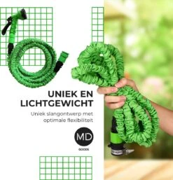 Uitrekbare Tuinslang Tot 15 Meter Van MD-goods ® - Tuinsproeier - Tuin Besproeien - Waterslang - Sproeikop - Groen - Flexibel Elastisch 13 Uitrekbare Tuinslang Tot 15 Meter Van MD-goods ® - Tuinsproeier - Tuin Besproeien - Waterslang - Sproeikop - Groen - Flexibel Elastisch -Tuin- En Buitenwinkels 1154x1200