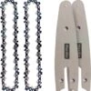 Mardin Mini Kettingzaag Accessoires Set - Snoeizaag - Kettingzaag - Kettingzaag Electrisch - 2x Ketting Plus X2 Zaagblad