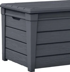Keter Brightwood Opbergbox - 455L - 145x69,7x60,3 Cm - Grafiet 15 Keter Brightwood Opbergbox - 455L - 145x69,7x60,3 Cm - Grafiet -Tuin- En Buitenwinkels 1172x1200