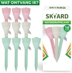 SKYARD® Waterdruppelaar Set Van 10 – Watergeefsysteem Geschikt Binnen (Kamerplanten) En Buiten – Bewateringssysteem Met Instelbare Druppelsnelheid - Irrigatiesysteem - Planten Watergever - Waterbol -Tuin- En Buitenwinkels 1179x1200 2
