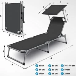 Sens Design Zonnebed - Ligbed Inklapbaar Met Zonneklep - Grijs 11 Sens Design Zonnebed - Ligbed Inklapbaar Met Zonneklep - Grijs -Tuin- En Buitenwinkels 1191x1200 1