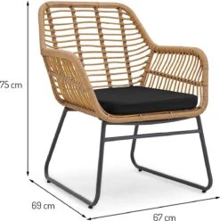 Milton & Oldbrook Tuinset 4-delig Kilsund Naturel -Tuin- En Buitenwinkels 1196x1200 4