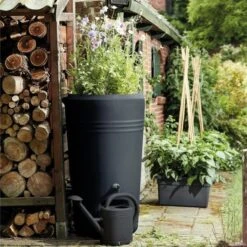Elho Green Basics Regenton - Regenton - Living Black - Buiten - 200 Liter -Tuin- En Buitenwinkels 1198x1200 16