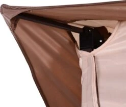 Outsunny Paviljoen Met Zijwanden Partytent Tuintent Popup 3,25 X 3,25 M Khaki 840-166 -Tuin- En Buitenwinkels 1200x1018 1