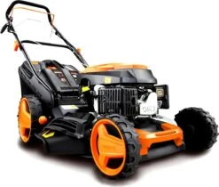 FUXTEC Grasmaaier Benzine - 46cm - Zelfrijdend / Zelftrekkend / Achterwielaandrijving - Mulchfunctie - Opvangbak 50L - FX-RM4646 -Tuin- En Buitenwinkels 1200x1022 3