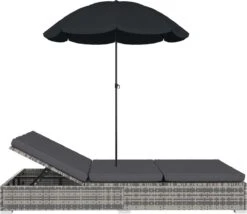 Prolenta Premium - Loungebed Met Parasol Poly Rattan Grijs 12 Prolenta Premium - Loungebed Met Parasol Poly Rattan Grijs -Tuin- En Buitenwinkels 1200x1040 2