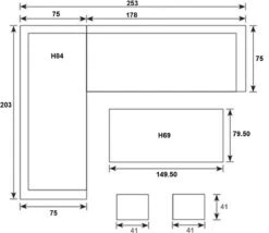Merkloos Rivièra Original | Loungeset Hoekset Dining Set Tuinset | Wicker | Hoekbank, Hoge Tuintafel, 2 Hockers | 6 Zitplaatsen -Tuin- En Buitenwinkels 1200x1040 3