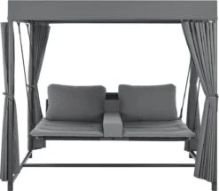 Schommelbank / Ligbank Kassandra - Donkergrijs -Tuin- En Buitenwinkels 1200x1046