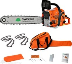 TIMBERPRO - Kettingzaag – Benzine - 62 Cc - Zwaardlengte 50 Cm - Transportzak - 2e Ketting 12 TIMBERPRO - Kettingzaag – Benzine - 62 Cc - Zwaardlengte 50 Cm - Transportzak - 2e Ketting -Tuin- En Buitenwinkels 1200x1059 2