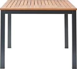 NATERIAL - Tuintafel Vierkant ORIS - 4 Personen - Houten Tafel 90x90 Cm - Aluminium - Met Houten Blad - Eucalyptus -Tuin- En Buitenwinkels 1200x1079 1