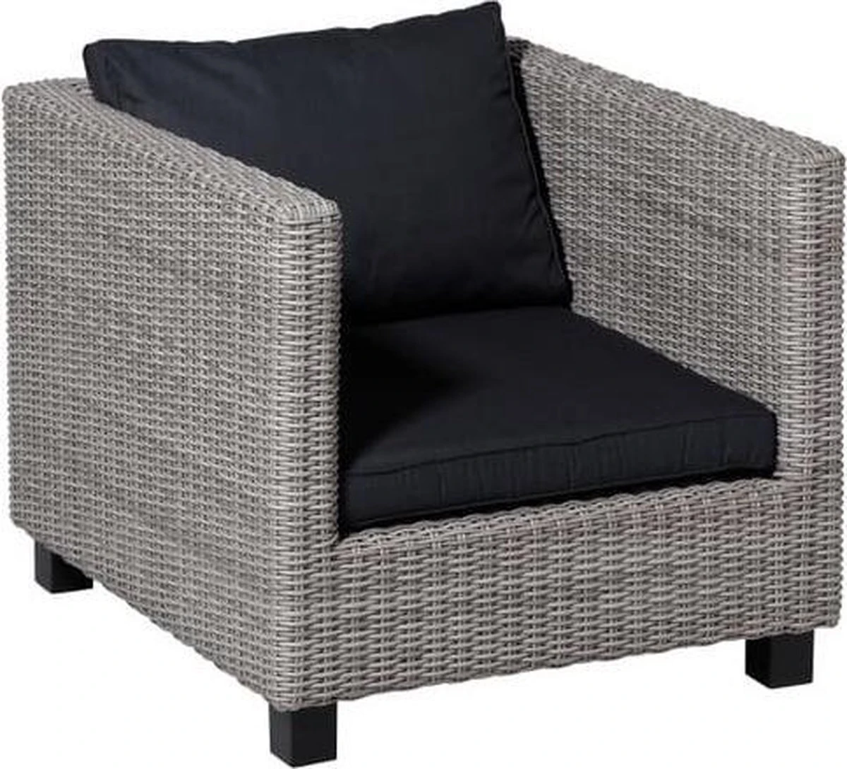 Madison Basic Black Los Zitkussen 60x60cm Voor Loungeset En Tuinbank 4 Madison Basic Black Los Zitkussen 60x60cm Voor Loungeset En Tuinbank - Afbeelding 4