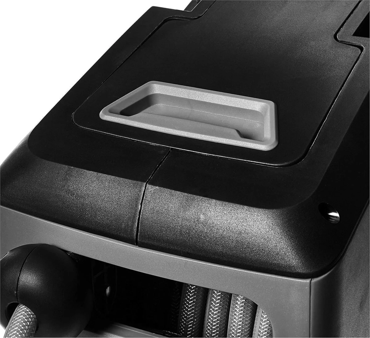 CoolHome Wandslangenbox 15 Meter + 1,5 Meter - Tuinslang Met Haspel- Slangenhouder 180° Draaibaar - Tuinslanghaspel Zwart - Grijs 3 CoolHome Wandslangenbox 15 Meter + 1,5 Meter - Tuinslang Met Haspel- Slangenhouder 180° Draaibaar - Tuinslanghaspel Zwart - Grijs - Afbeelding 3