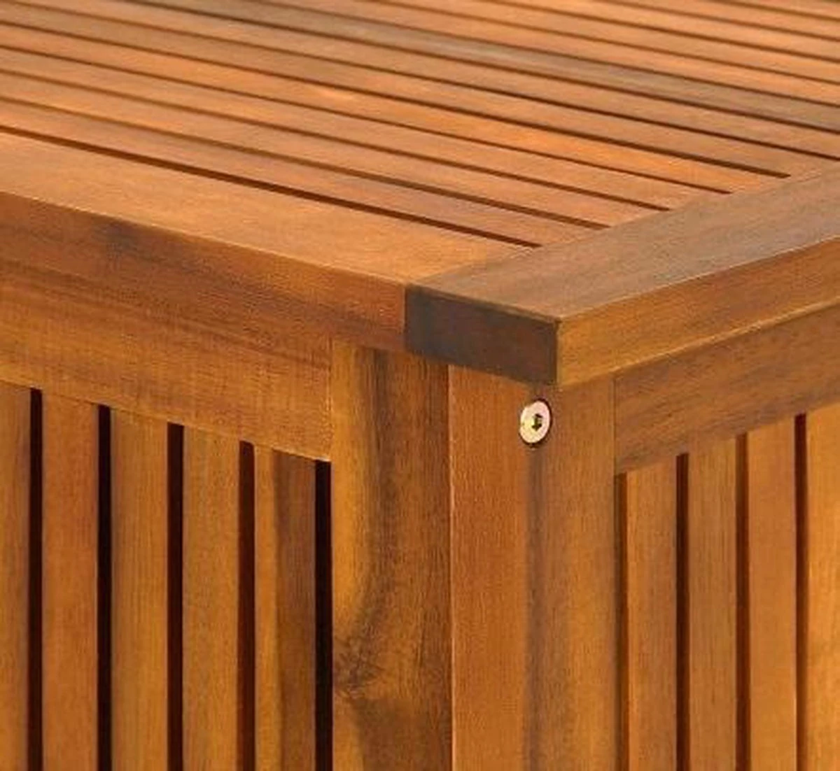 Casaria Opbergbox Acacia Hout – Weerbestendig 115cm - Bruin 11 Casaria Opbergbox Acacia Hout – Weerbestendig 115cm - Bruin - Afbeelding 11