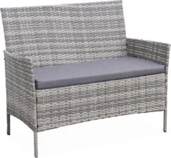 Alice's Garden Loungeset Moltès - 4 Plaatsen - Wicker - Kleine Set - Tinten Grijs/grijs -Tuin- En Buitenwinkels 1200x1108 2