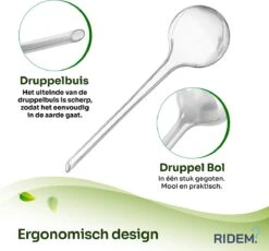 Waterdruppelaar Voor Planten - Irrigatiesysteem- Waterbol - Druppelsysteem - Watergeefsysteem Voor Kamerplanten - Plantenwatergever -6 Stuks - Transparant -Tuin- En Buitenwinkels 1200x1116 3