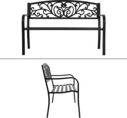 Pro Garden Tuinbank -127 X 60 - Metaal 11 Pro Garden Tuinbank -127 X 60 - Metaal -Tuin- En Buitenwinkels 1200x1117 1