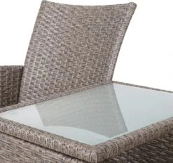 Casaria Tuinbank Polyrattan - 2-Zits Incl.Tafel - Weerbestendig Beige -Tuin- En Buitenwinkels 1200x1126 2