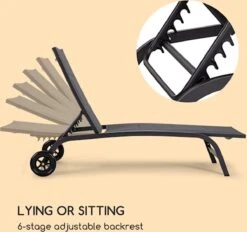 Blumfeldt Limala Tuinstoel - Ligstoel - Relaxstoel - Rugleuning In 6 Standen Verstelbaar - 2 Vielen - Draagkracht: Max. 150 Kg -Tuin- En Buitenwinkels 1200x1129 1