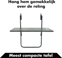 Balkontafel Inklapbaar – Zwart – 60 X 60 X 70 Cm – Hout Balkontafeltje Hangend Balkonbar Balkontafels Opklapbaar Hangtafel Balcony Table – Ophangbaar Voor Aan Het Balkon – Vouwtafel Wandtafel Inklapbare Tafel – Bijzettafel – Buiten Tafeltje Klaptafel -Tuin- En Buitenwinkels 1200x1133 4