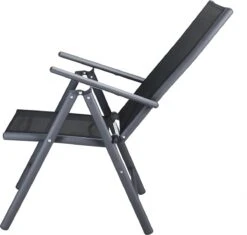 Tuinset 4 + 1 Klapstoelen Tuintafel – Aluminium 80x80cm - Grijs -Tuin- En Buitenwinkels 1200x1140 2