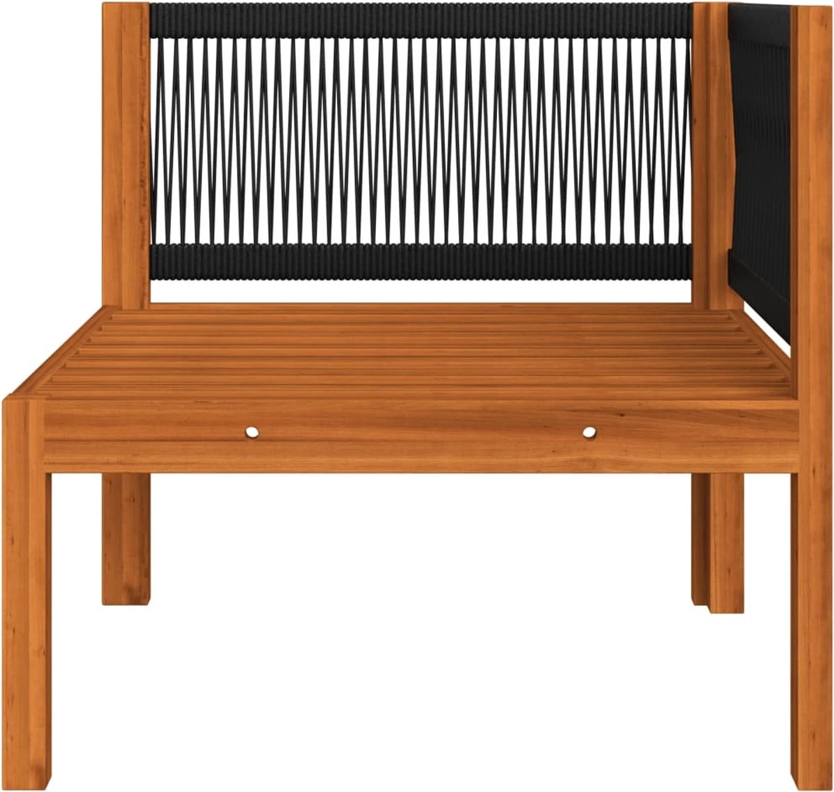 Decoways - 5-delige Loungeset Met Kussens Massief Acaciahout Crèmekleurig 8 Decoways - 5-delige Loungeset Met Kussens Massief Acaciahout Crèmekleurig - Afbeelding 8