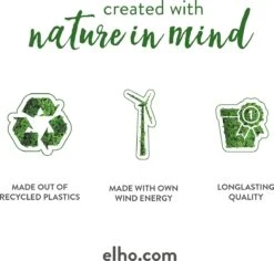 Elho The Ocean Collection Round 22cm - Bloempot Voor Binnen - 100% Gerecycled Materiaal - Gemaakt Met Zeeafval - Ø 22.3 X H 20.4 Cm - Pacifisch Groen -Tuin- En Buitenwinkels 1200x1148 5