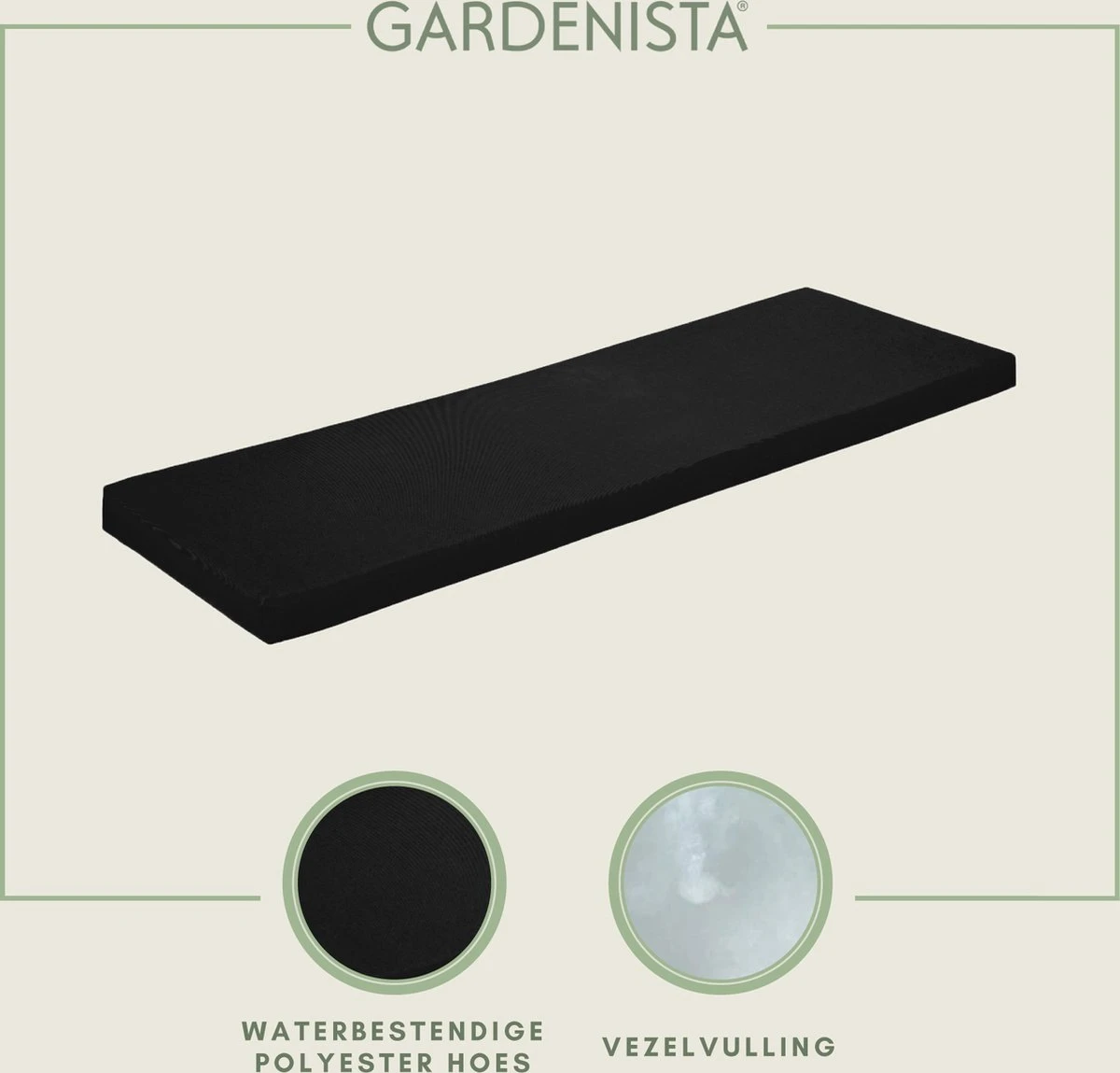 Gardenista Tuinbank Kussen - Bank Meubilair Buiten 2-zitter ZitKussen - Bankkussen Voor Tuin - Zitkussen Voor Tuinbank - Zachte En Lichtgewicht Waterbestendig Materiaal 3 Gardenista Tuinbank Kussen - Bank Meubilair Buiten 2-zitter ZitKussen - Bankkussen Voor Tuin - Zitkussen Voor Tuinbank - Zachte En Lichtgewicht Waterbestendig Materiaal - Afbeelding 3