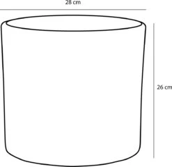 Mica Decorations Era Bloempot - H26 X Ø28 Cm - Wit 10 Mica Decorations Era Bloempot - H26 X Ø28 Cm - Wit -Tuin- En Buitenwinkels 1200x1163 6