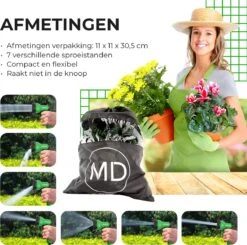 Uitrekbare Tuinslang Tot 15 Meter Van MD-goods ® - Tuinsproeier - Tuin Besproeien - Waterslang - Sproeikop - Groen - Flexibel Elastisch 10 Uitrekbare Tuinslang Tot 15 Meter Van MD-goods ® - Tuinsproeier - Tuin Besproeien - Waterslang - Sproeikop - Groen - Flexibel Elastisch -Tuin- En Buitenwinkels 1200x1191 9