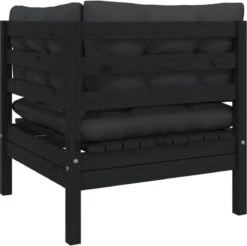 VidaXL 3-delige Loungeset Met Kussens Massief Grenenhout Zwart -Tuin- En Buitenwinkels 1200x1195 1