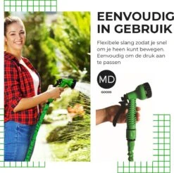 Uitrekbare Tuinslang Tot 15 Meter Van MD-goods ® - Tuinsproeier - Tuin Besproeien - Waterslang - Sproeikop - Groen - Flexibel Elastisch 12 Uitrekbare Tuinslang Tot 15 Meter Van MD-goods ® - Tuinsproeier - Tuin Besproeien - Waterslang - Sproeikop - Groen - Flexibel Elastisch -Tuin- En Buitenwinkels 1200x1196 6