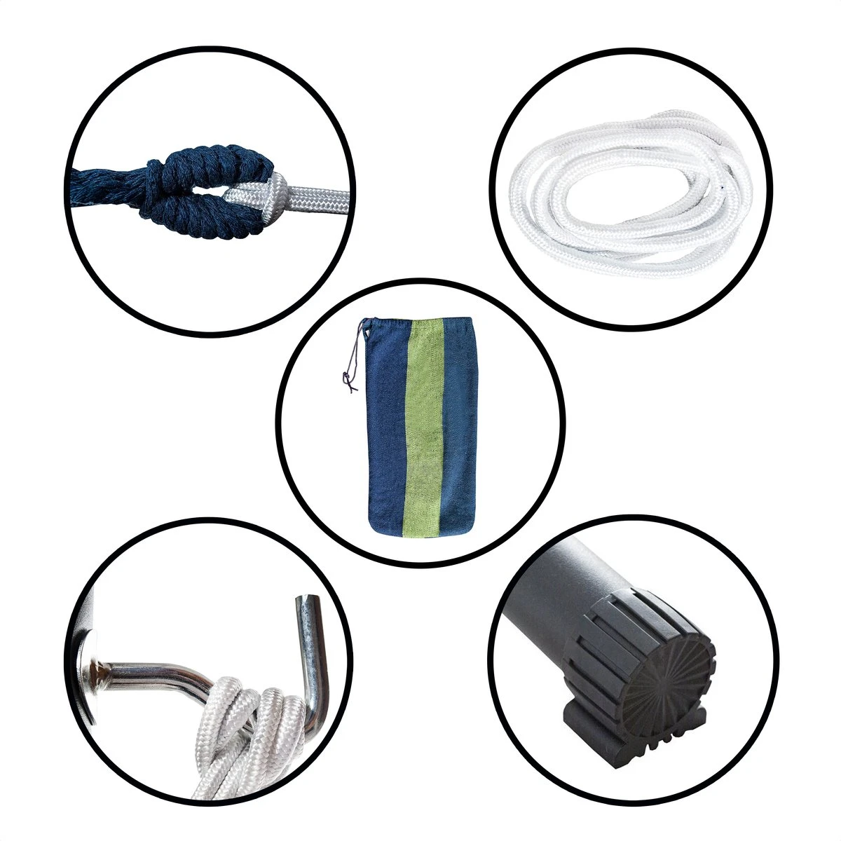 Hangmat Met Standaard En Opbergtas – 2 Persoons – Max. Draaggewicht 200Kg – Hangmatset – Hangmatten – Hang Mat Voor Binnen En Buiten – Hangmatstandaard – Hammock – Blauw / Groen 6 Hangmat Met Standaard En Opbergtas – 2 Persoons – Max. Draaggewicht 200Kg – Hangmatset – Hangmatten – Hang Mat Voor Binnen En Buiten – Hangmatstandaard – Hammock – Blauw / Groen - Afbeelding 6