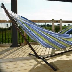 Hangmat Met Standaard En Opbergtas – 2 Persoons – Max. Draaggewicht 200Kg – Hangmatset – Hangmatten – Hang Mat Voor Binnen En Buiten – Hangmatstandaard – Hammock – Blauw / Groen 15 Hangmat Met Standaard En Opbergtas – 2 Persoons – Max. Draaggewicht 200Kg – Hangmatset – Hangmatten – Hang Mat Voor Binnen En Buiten – Hangmatstandaard – Hammock – Blauw / Groen -Tuin- En Buitenwinkels 1200x1200 1074