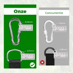 4House Ophang Koord Voor Hangmat, Hangstoel / Schommel - Hangmat Bevestigingsset Inclusief Haken - Karabijnhaak - Hangmat Standaard -Schommelophangset - Hangmat Ophangsysteem -150cm - Tot 1000kg - Boomvriendelijke Hangmat Ophangset - Set Van 2Stuks -Tuin- En Buitenwinkels 1200x1200 1077